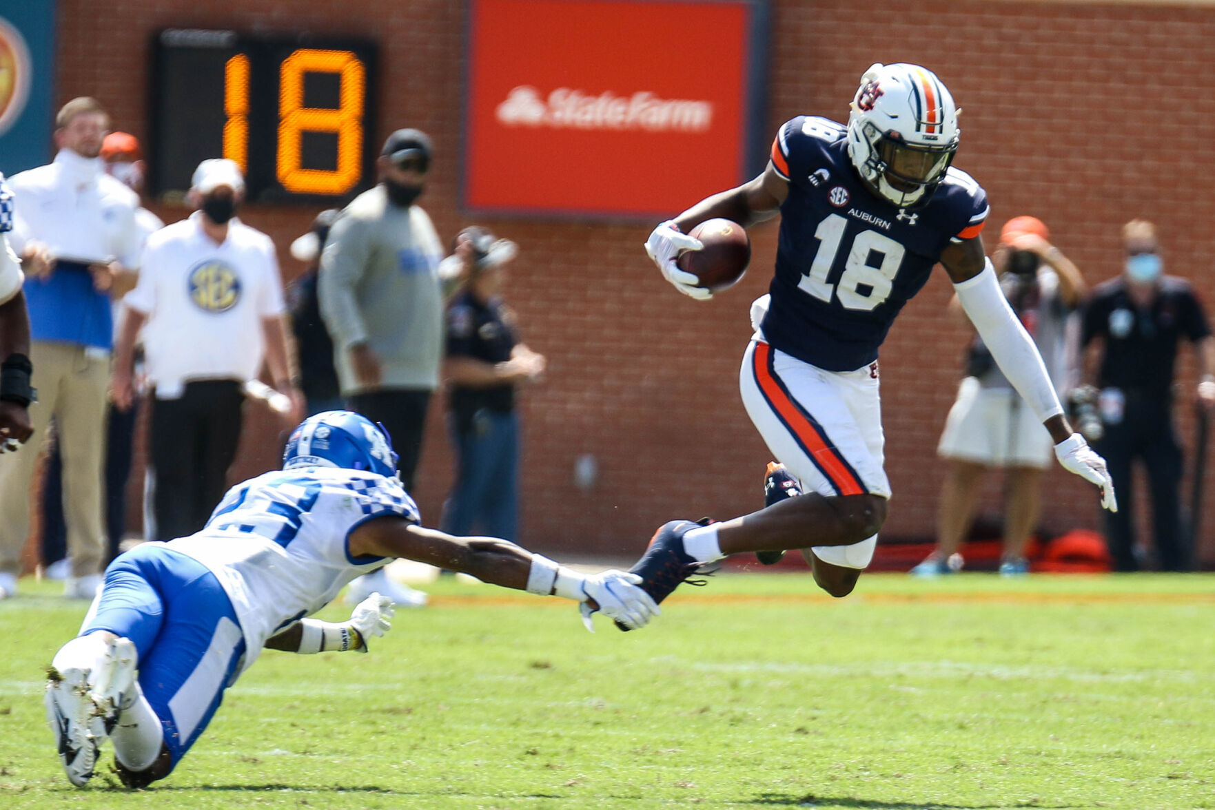 Auburn vs. Kentucky football
